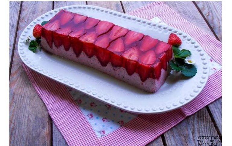Delicia de Morangos e Gelatina