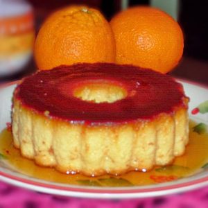 Pudim de laranja