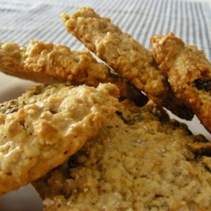 Bolachas de aveia e leite