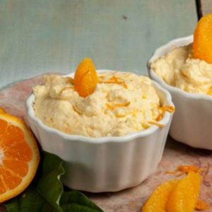 Mousse de laranja fácil