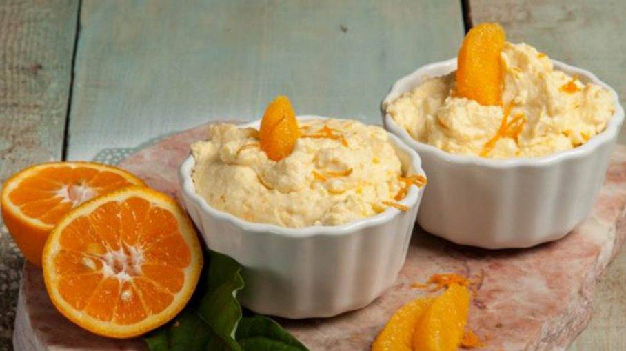 Mousse de laranja fácil