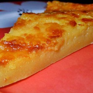Queijada de Leite e Laranja