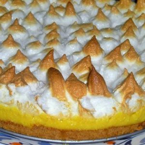 Tarte de limão merengada