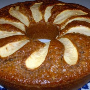 Bolo de canela e maçã