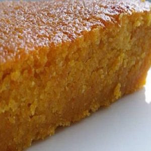 Bolo de cenoura e limão