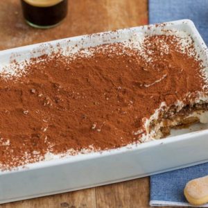 Tiramisú italiano cremoso