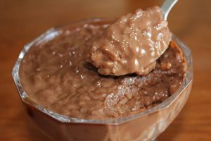 Arroz Doce com Chocolate