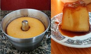 Pudim delicia de laranja