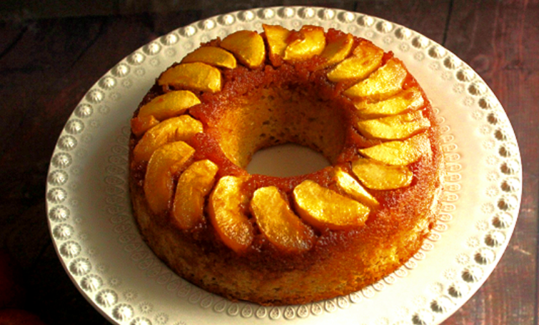 BOLO DE MAÇÃ E CANELA