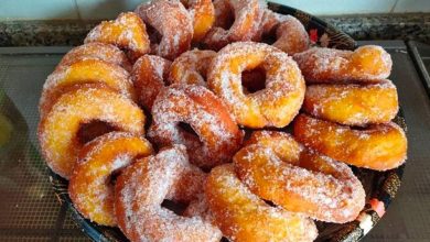 Argolinhas fritas de Natal