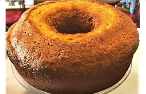 Bolo de mel e vinho