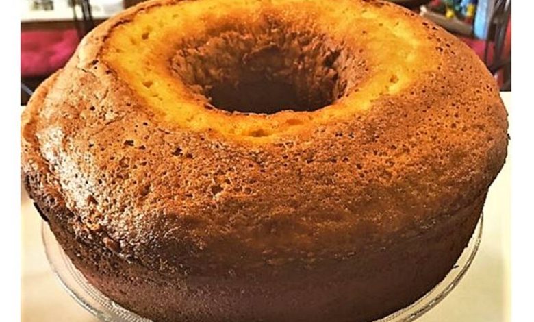 Bolo de mel e vinho