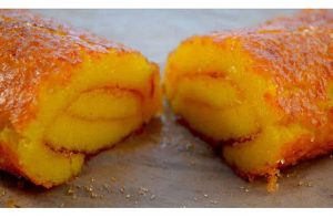 Torta de laranja fofinha