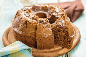 Bolo de Café Mel e Nozes