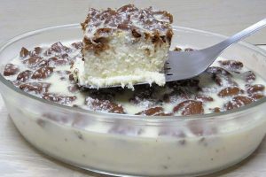 Sobremesa de Coco e Bolacha