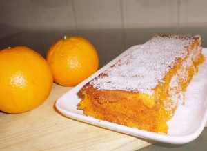 Bolo de Cenoura e Laranja