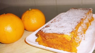 Bolo de Cenoura e Laranja