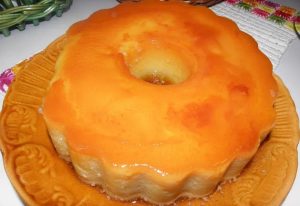 Pudim de maçã